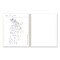 Blue Sky 11 in. x 8.5 in. 12-Month (Jan-Dec 2026) Life Note-It Leah Weekly/Monthly Notes Planner - Gray/Pink/White Cover